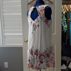 Off-white Floral Dress from Xhilaration